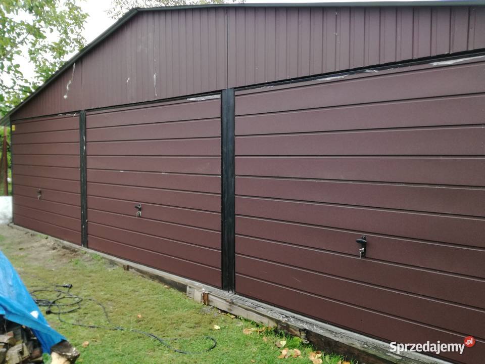 WIELOSTANOWISKOWY Garaż Blaszany WIATA Garaże Giżycko