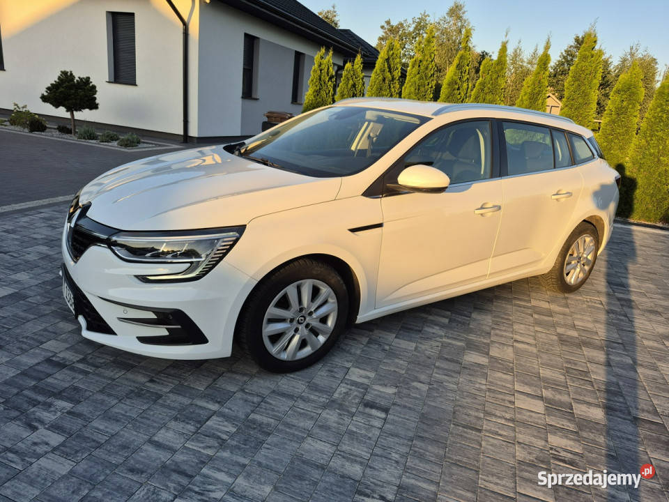 Renault Megane full led navigacja BZWYPADKOWA biały lubelskie Drelów
