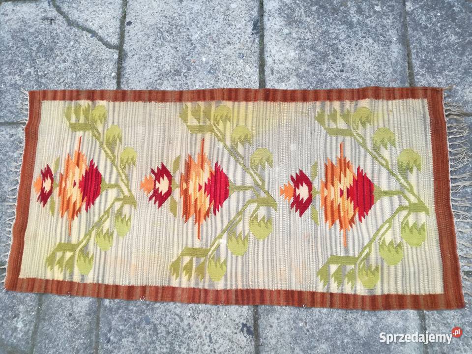WEŁNIANY KILIM ART DECO Kraków