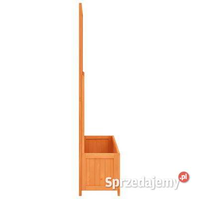 vidaXL Ogrodowa donica z kratką brązowa Warszawa