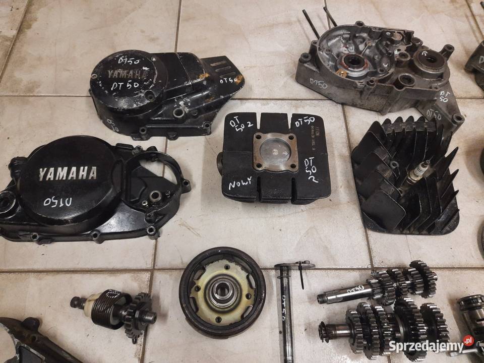 Yamaha DT 50 silnik części cylinder głowica Silniki i osprzęt