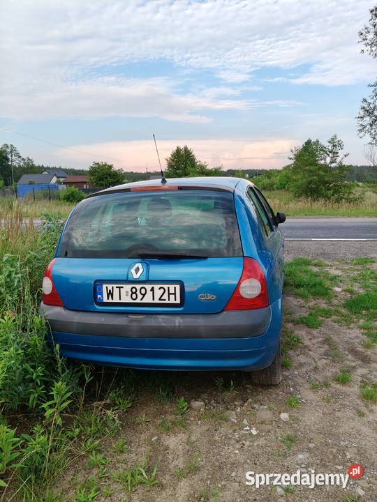 Renault Clio 12 benzyna 2004 r Klimatyzacja OC i mazowieckie