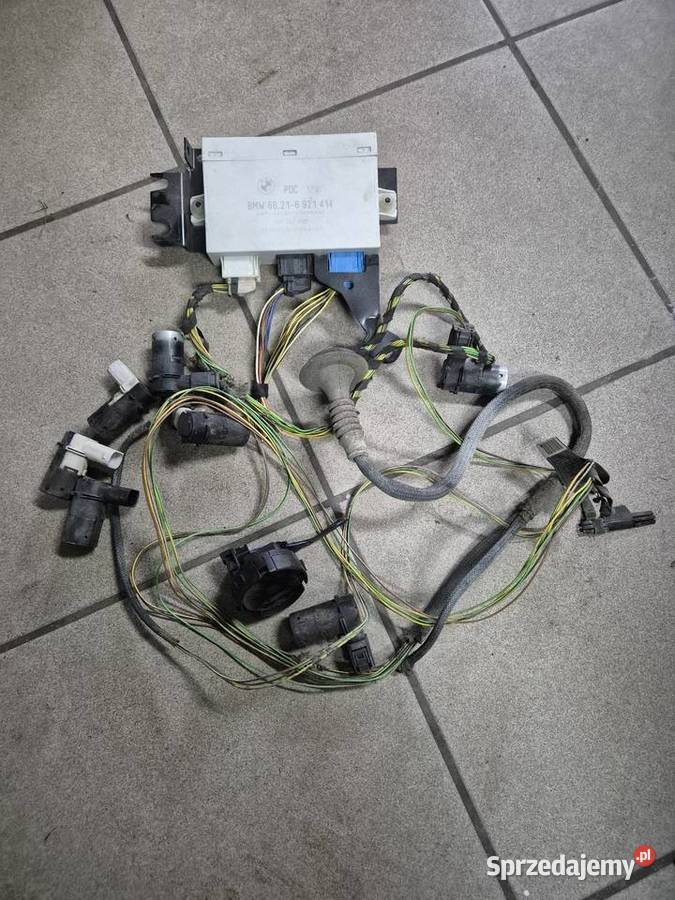BMW E39 zestaw PDC przód tył lift komplet Łódź