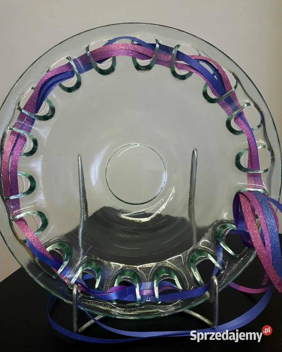 patera szklana z recyklingu Łódź sprzedam