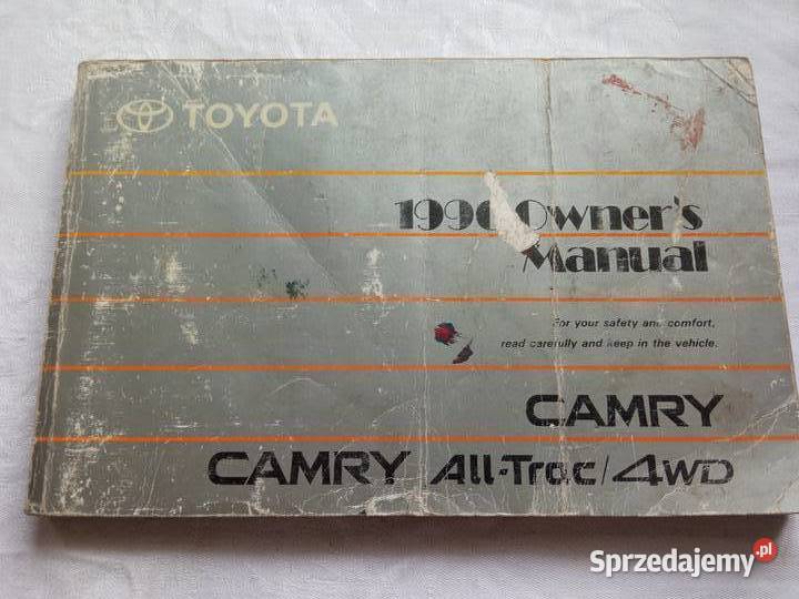 Instrukcja obsługi Toyota Camry all trac 4wd technika, nauki techniczne zachodniopomorskie