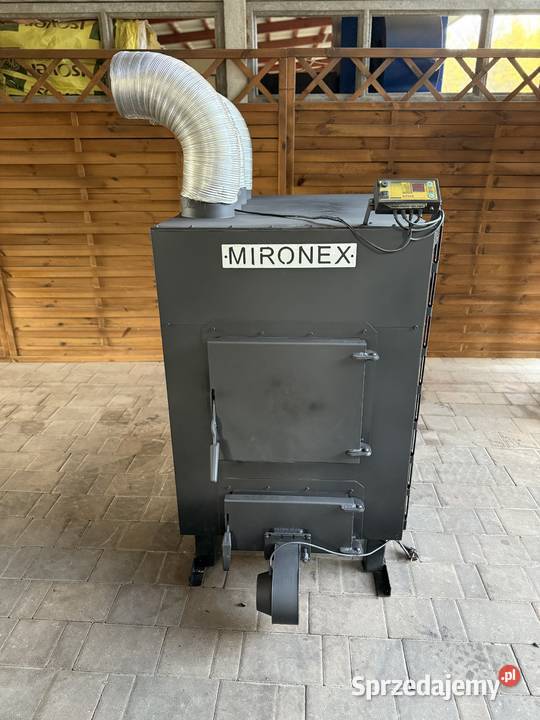 Piec nadmuchowy Mironex 65 kW duże palenisko Radomsko
