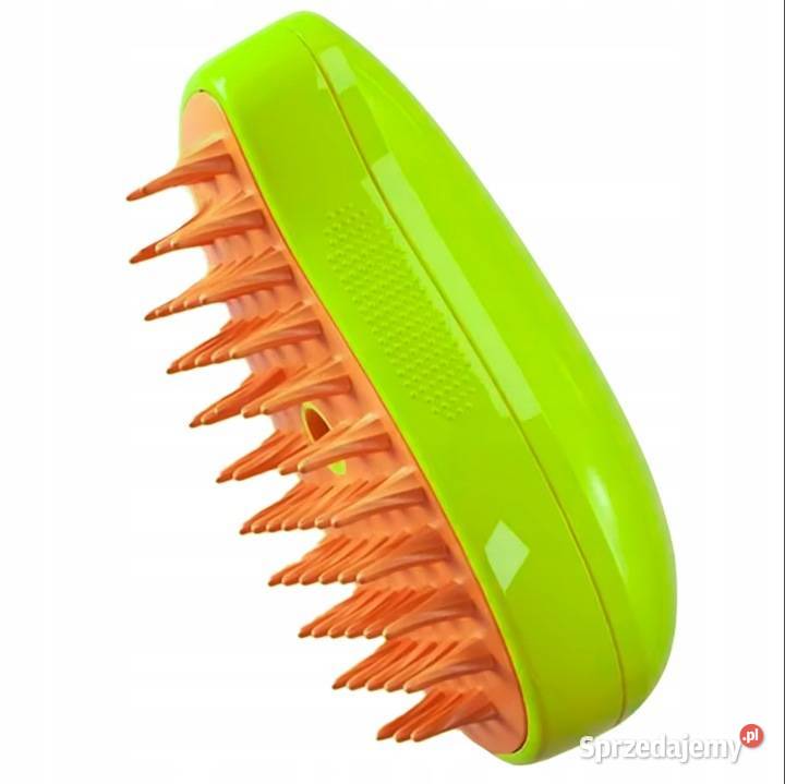 Szczotka parowa kota psa masażer Zielona Zawiercie
