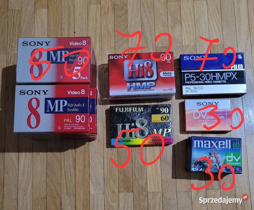 Kasety vhs małopolskie Kraków