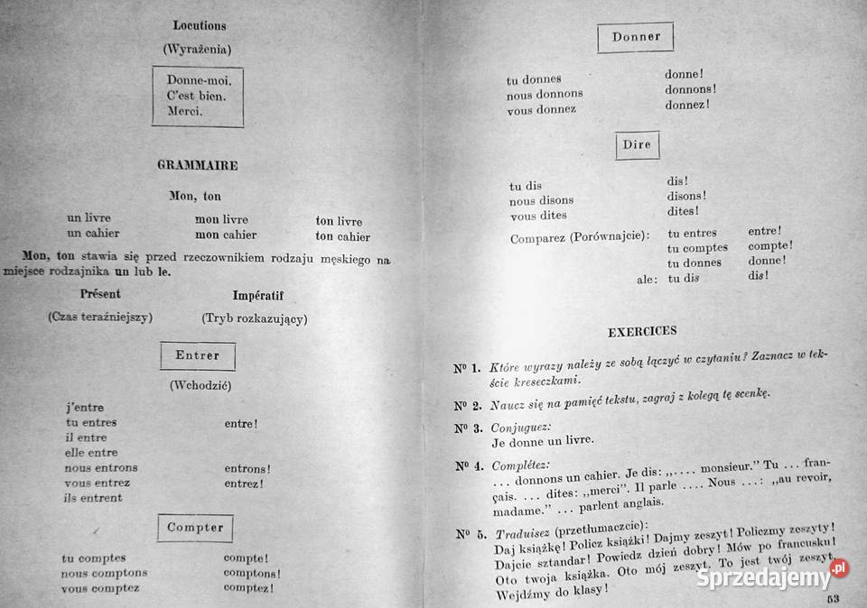 Mon Ami Pierre Podręcznik języka Francuskiego kl Chełm sprzedam