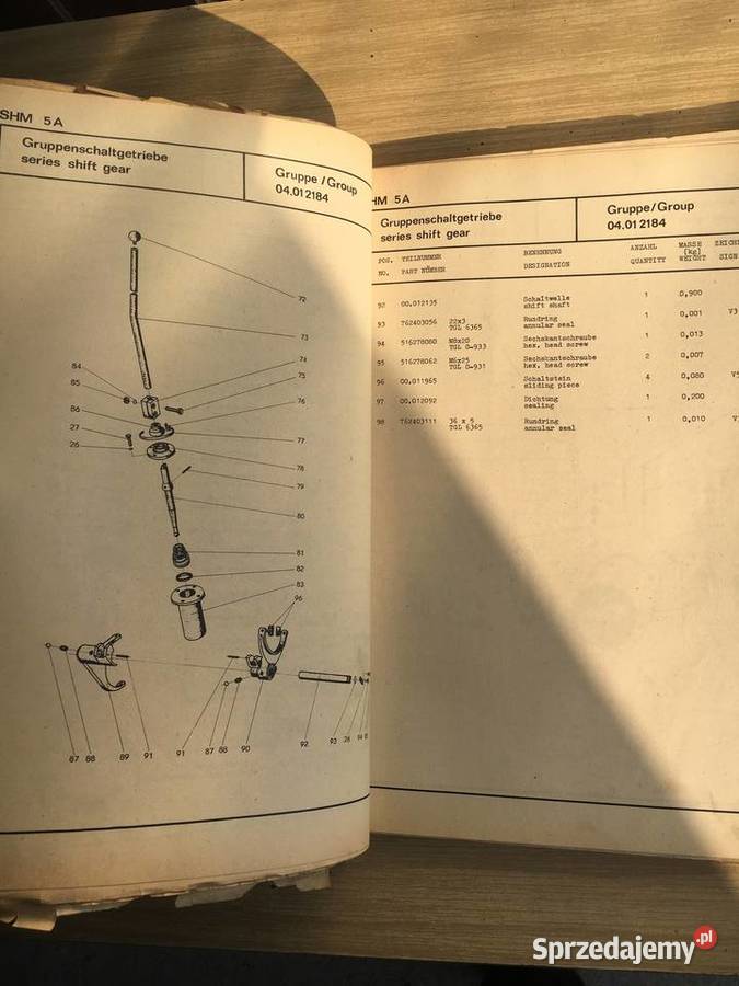 Motorgrader SHM Instrukcja serwisowa VEB Łęczyca