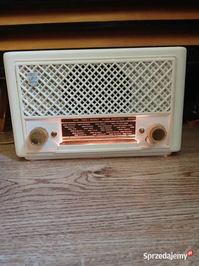 Radio lampowe firmy Philips Pchiletta z lat 50XX Kraków sprzedam