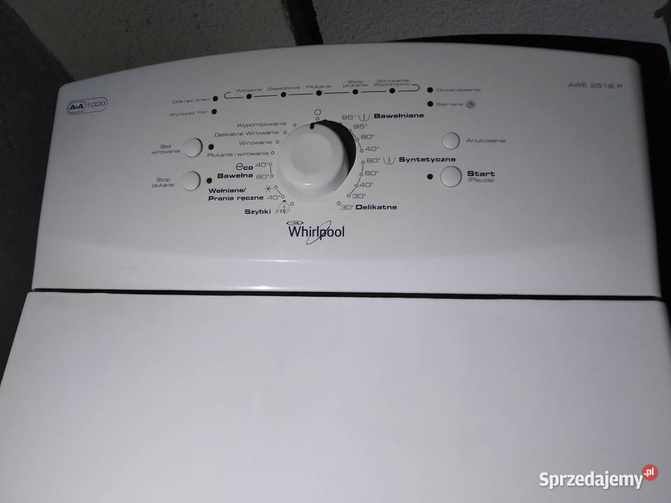 Pralka Whirlpool AWE 2519 P na części w całości