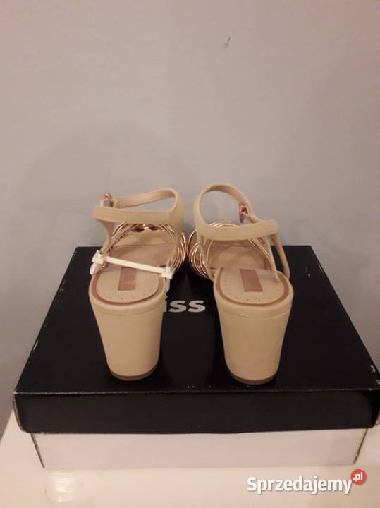 Złote sandałki Miss 38 małopolskie Kraków sprzedam