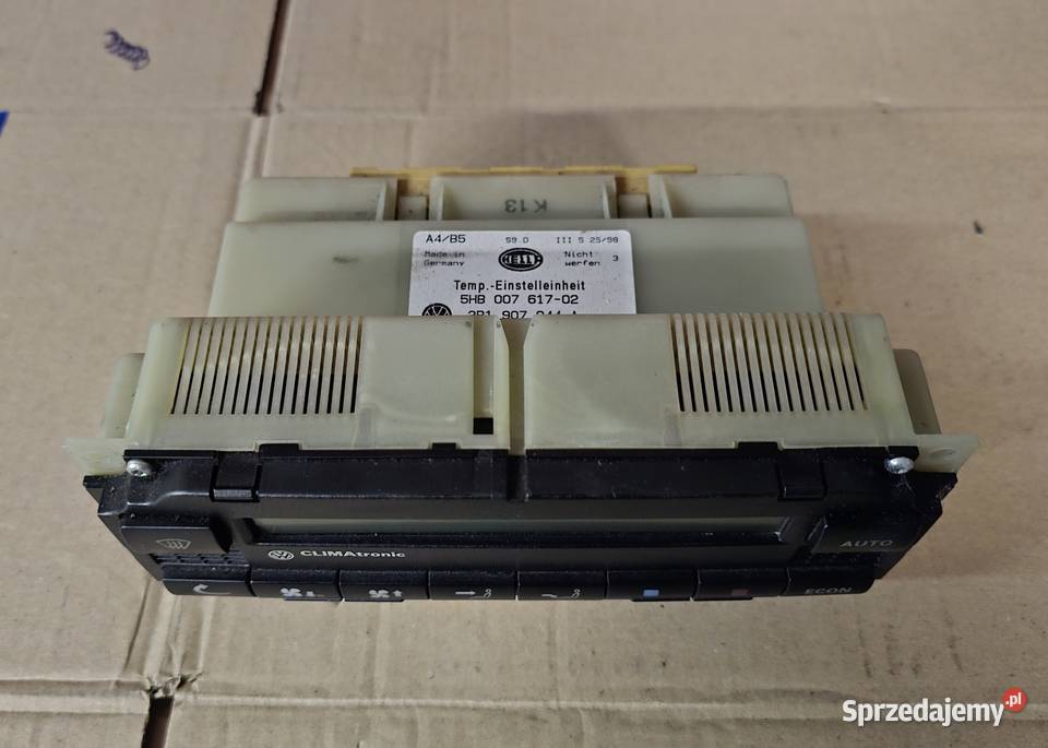 Panel Climatronic VW Passat B5 FL Golf 4 Bora zachodniopomorskie Klępicz sprzedam