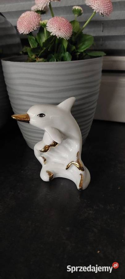Delfin Porcelanowy figurka EM EXCLUSIVE Figurki i rzeźby Mirosławiec sprzedam