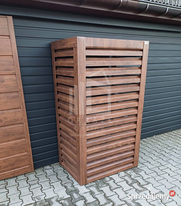 Osłona pompy ciepła 70x40x190 ciemny orzech Kościerzyna