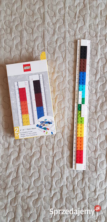 Lego Linijka Zbuduj swoją linijkę 28 elementów Pozostałe mazowieckie Warszawa