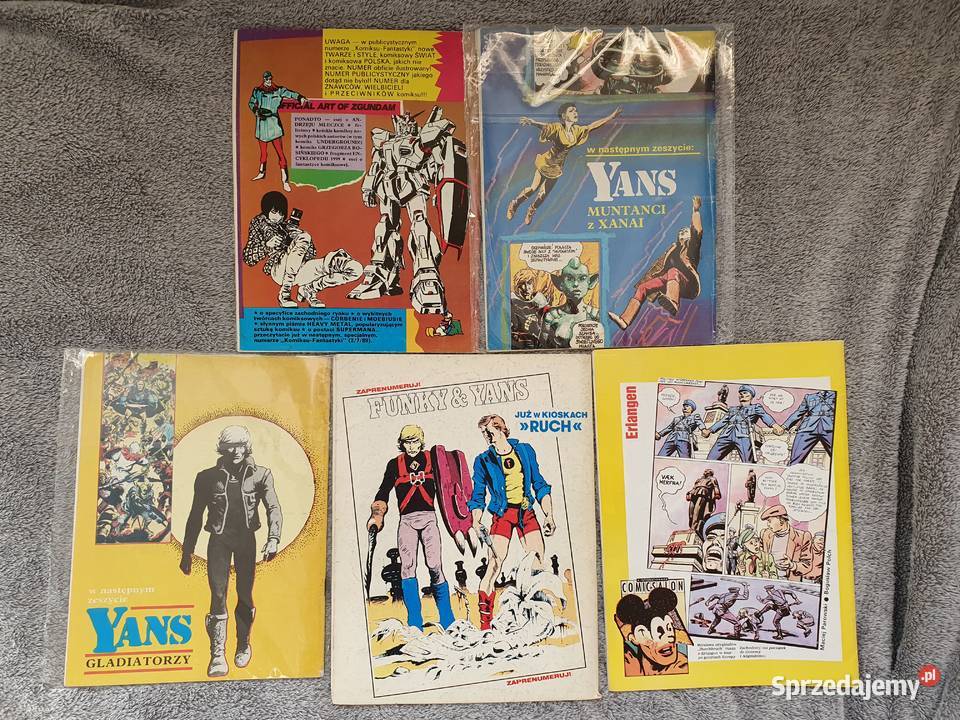 Yans Więzień Wieczności komplet 5 komiksów wyd 1 pomorskie Gdynia