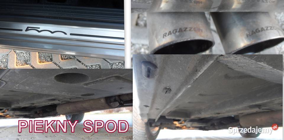 Fiat 500 Kamera tyl i przódPoł SkóryKima
