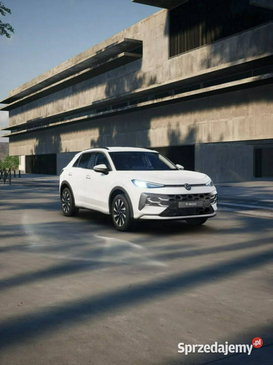 Volkswagen TRoc Wersja Life 15 eTSI 150 DSG kurtyny powietrzne Łódź