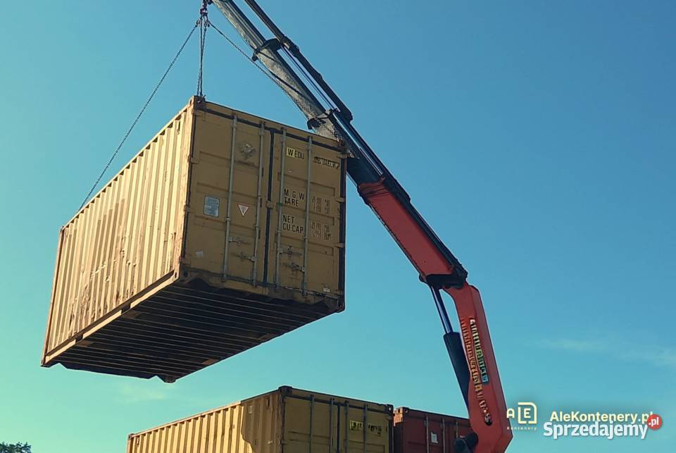 KONTENER MORSKI 20 DV w Super 6metrowy używany Władysławowo sprzedam