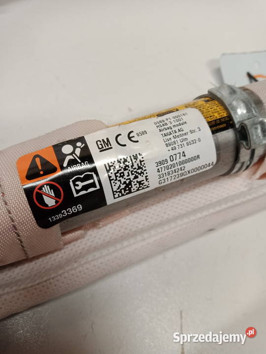 OPEL ASTRA V K KOMBI KURTYNA POWIETRZNA PRAWA Rakoniewice