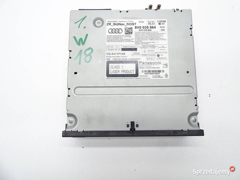 CZYTNIK NAVI NAWIGACJI KART SD CD 8V0035864 AUDI