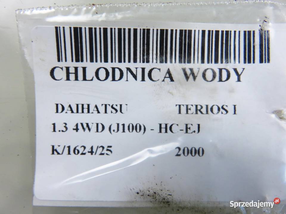 CHŁODNICA WODY DAIHATSU TERIOS I 13 osobowe