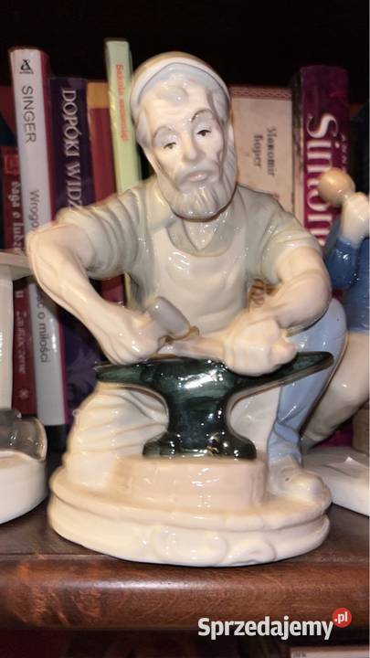 Figurka kowala Porcelana Bez sygnatury