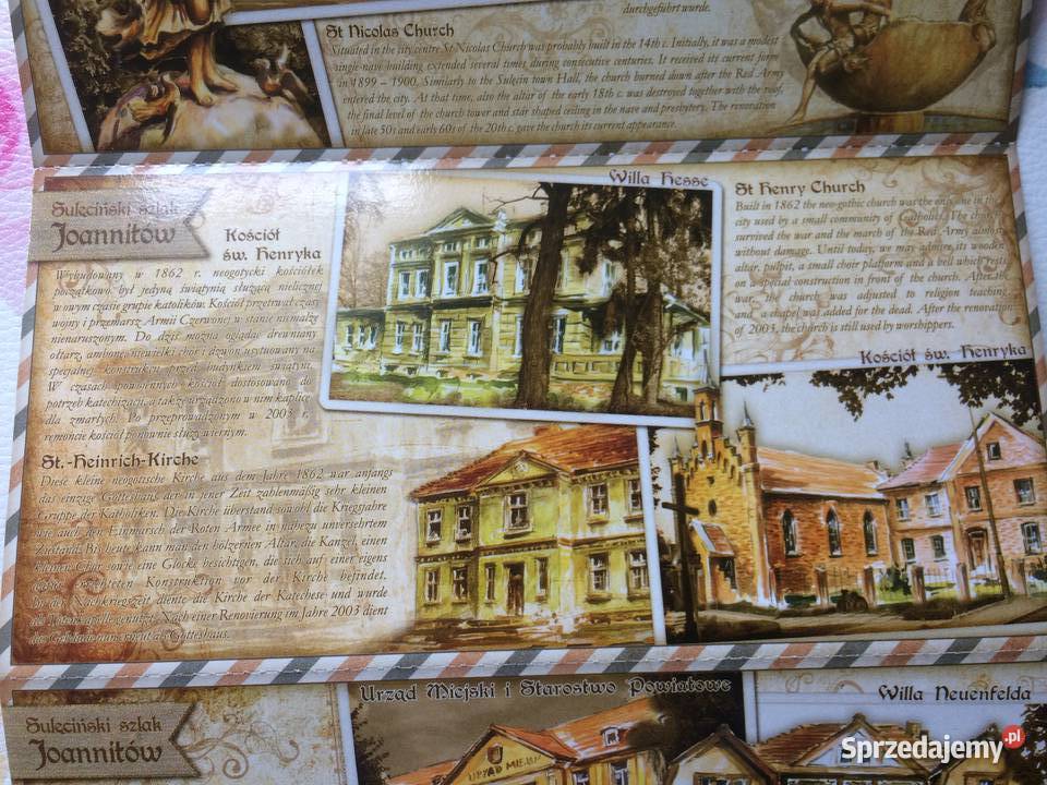 1229 SULĘCIN Szlak Joanitów Widokówki Szczecin