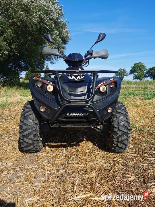 Quad Linhai 420 4X4 homologacja l7e hak kufry Rawicz