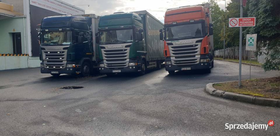 Scania R410 tandem zestaw 2016 4 sztuki Plandeki Baranów Sandomierski sprzedam