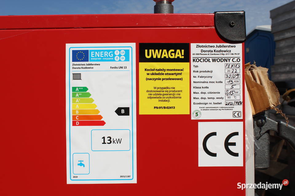 KOCIOŁ Weglowy 13 kW 5 Klasa Piece KOTŁY Węglowe Radom