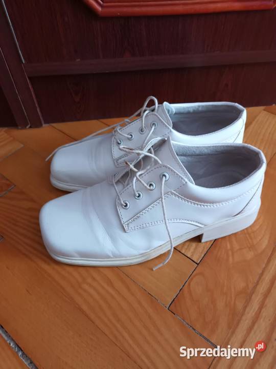 Buty komunijne chłopięce białe Gentleman 36 Rzeszów sprzedam