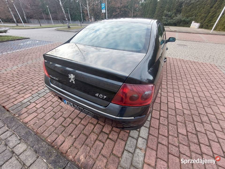 Peugeot 407 SW Sedan 200 Benzyna Klimatyzacja garażowany Libiąż