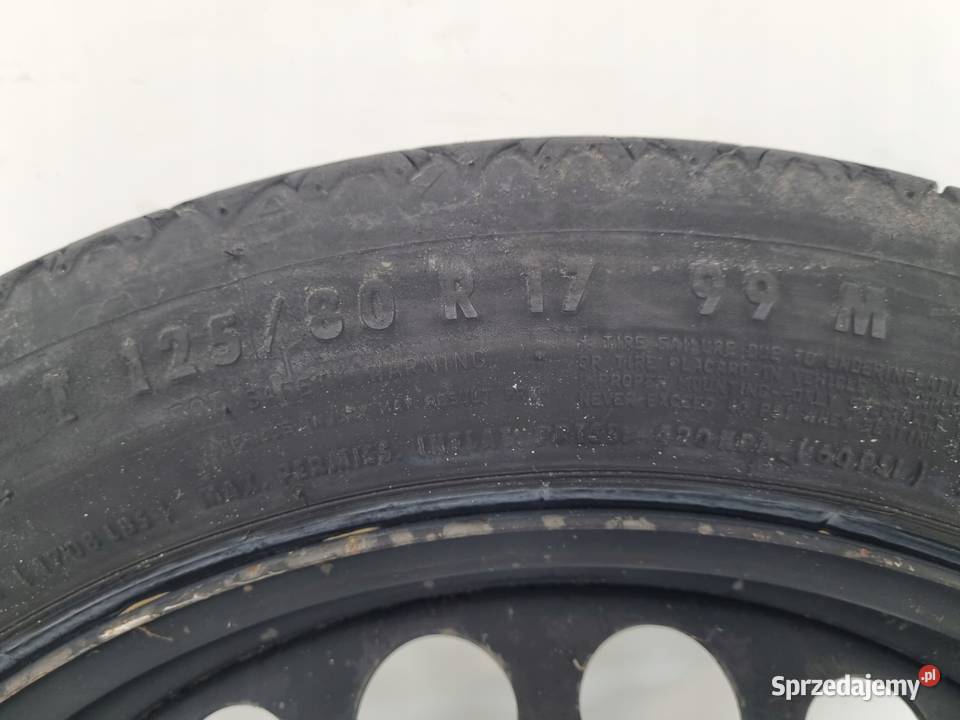 KOŁO DOJAZDOWE Mercedes W204 C204 W211 12580 R17 lubelskie Chełm