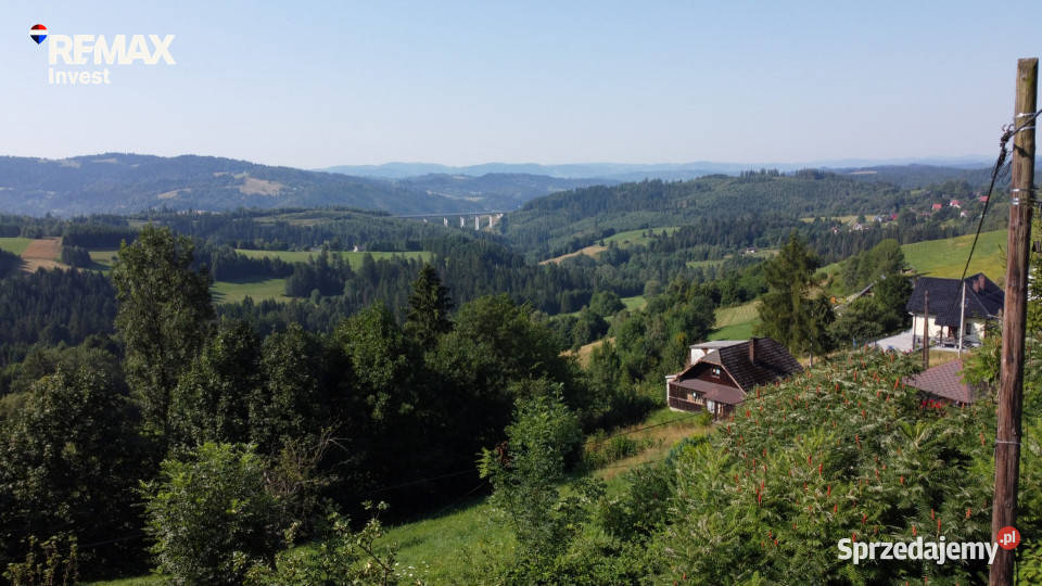 Piękna działka z widokiem na góry 1004m2 Jaworzynka