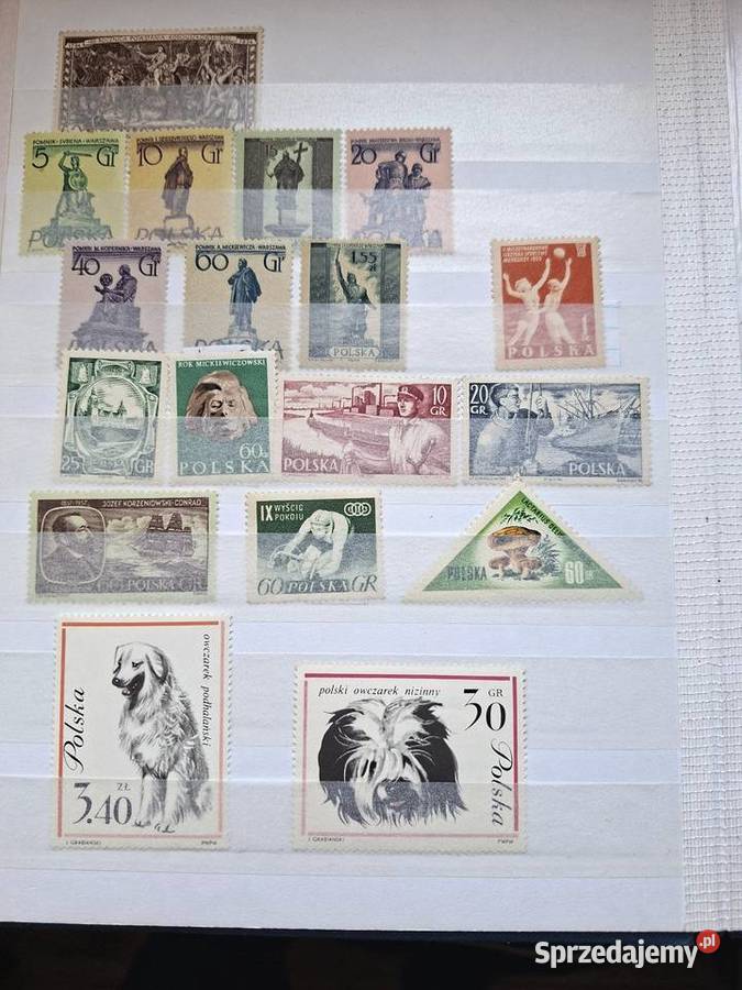 Znaczki z okresu PRL Kraków