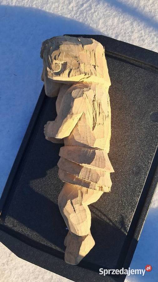 Drewniana Rzeźba Chrystusa Frasobliwego kujawsko-pomorskie sprzedam