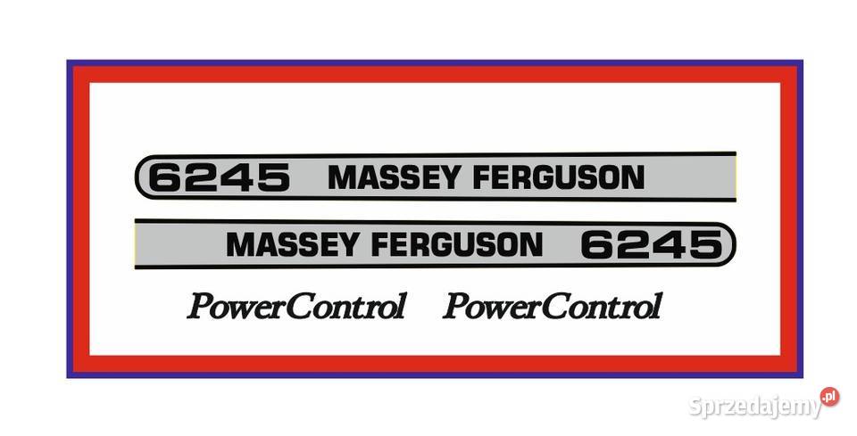 Naklejki Massey Ferguson 6245 Power Control Pozostałe warmińsko-mazurskie Elbląg