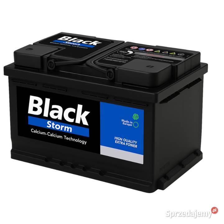 NOWY Akumulator Black Storm 40Ah 330A Prawy Plus Konin