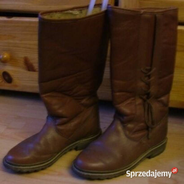 damskie skórzane kozaki wyprodukowane w Polsce małopolskie Kraków