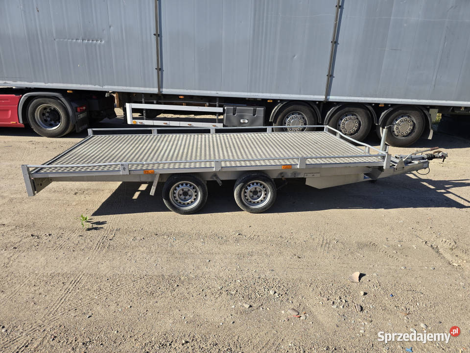 Przyczepa laweta BLYSS AH27 DMC 3000 ładowność Rok produkcji 2009 Przyczepy i naczepy