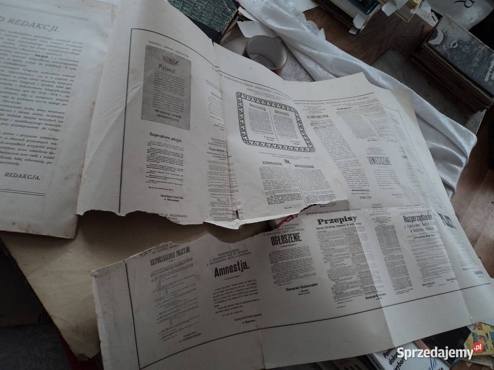 Polska w latach wojny światowej album z 1930 Nowy Sącz