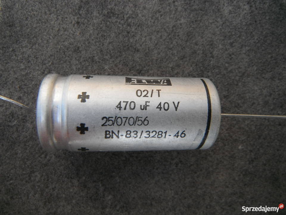 Kondensator elektrolityczny 470uF 40V Elwa 02T Chlewiska sprzedam