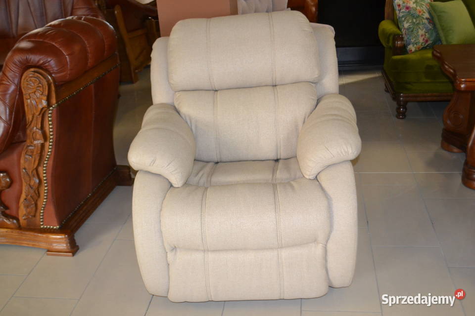 Miękki fotel Reglainer w tkaninie Producent Fotele i pufy Zabrze