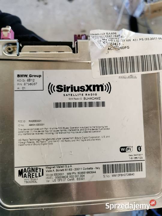 Headunit SA606 BMW M4 5 Radio NAWIGACJA Kurowice
