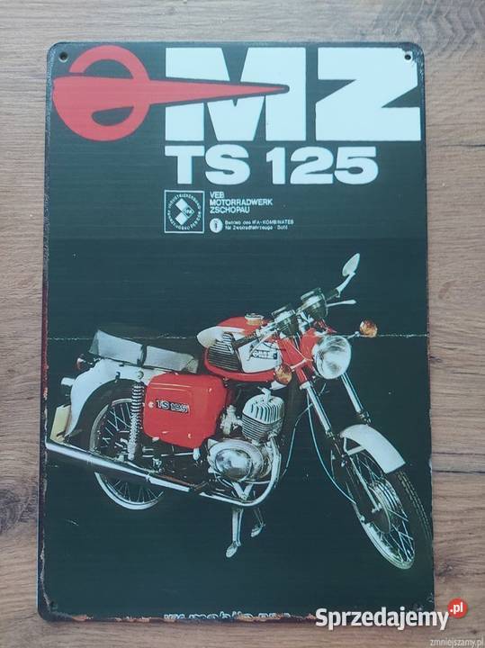 Szyld metalowy mz wsk simson awo ts es etz Stoczek Łukowski