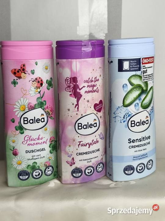 Żele pod prysznic Balea zestaw 3 Wejherowo sprzedam