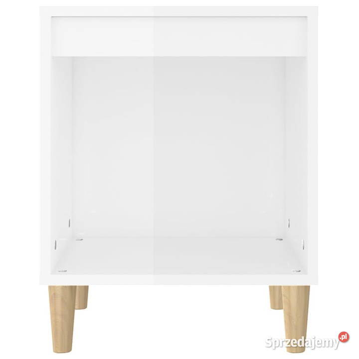 Szafki nocne 2 białe wysoki połysk 40x35x50 Warszawa sprzedam